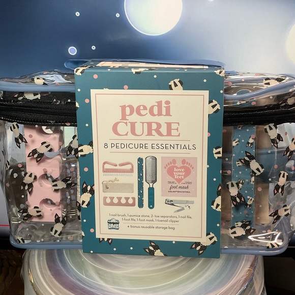 PediCure ~ 8 Pedicure Essentials Set + Bonus Storage Bag - Picture 1 of 2